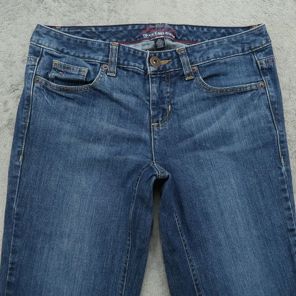 Tommy Hilfiger Freedom Jeans Women's Size 6A Blue Low-Rise Bootcut 30